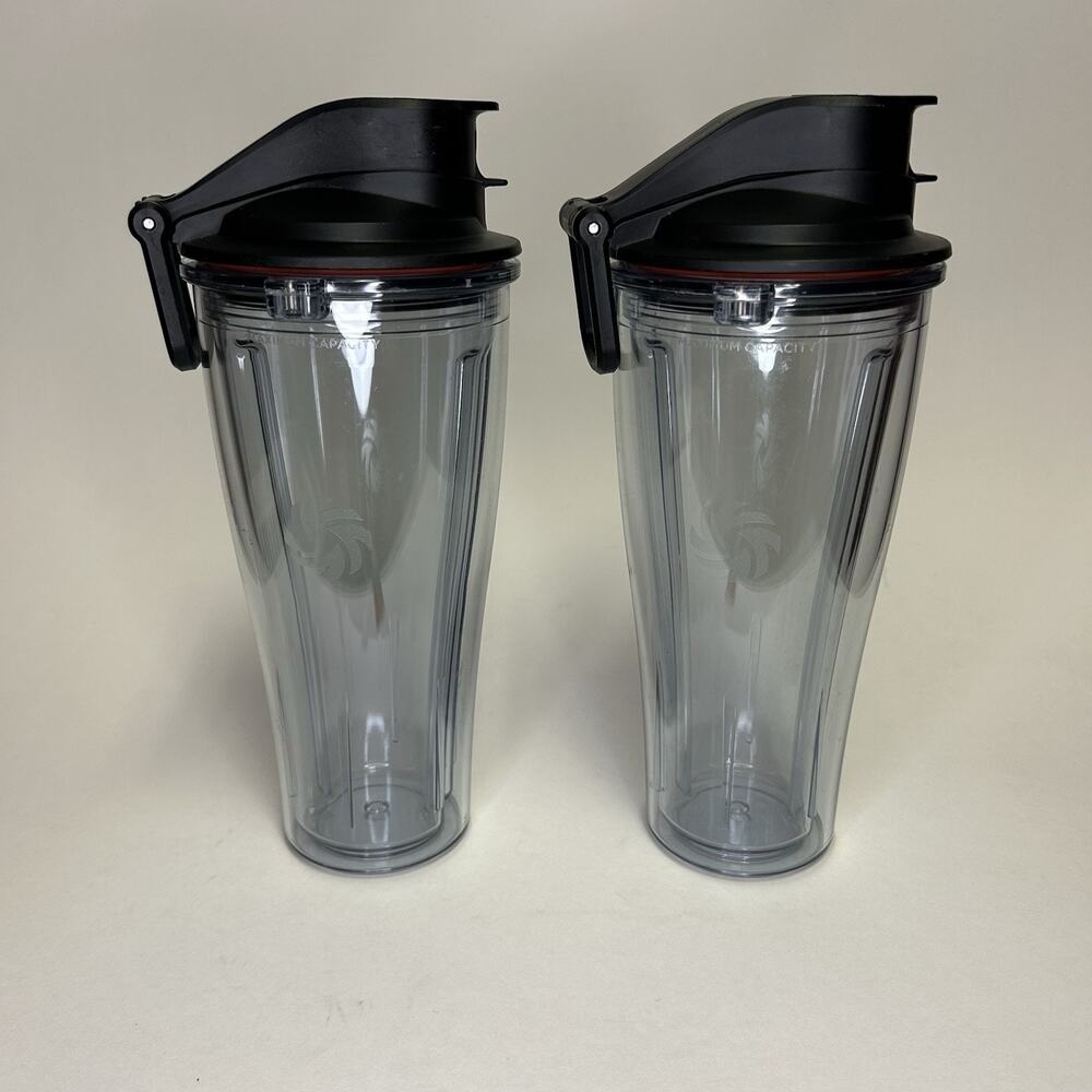 2 Vitamix 20 oz Blending Personal Cups To Go Travel Cup Blender Smoothie